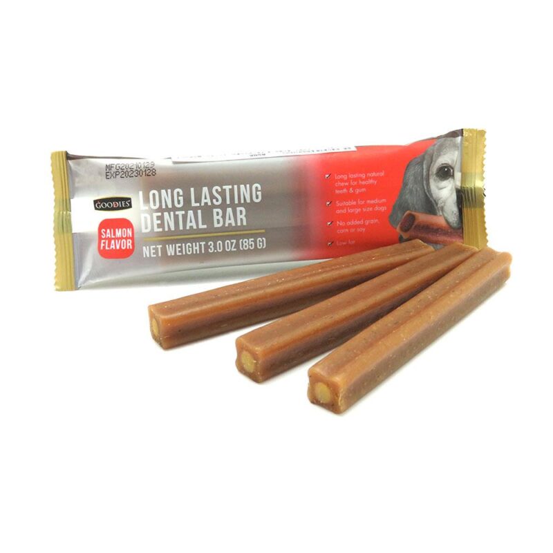 GOODIES 耐嚼型潔牙棒 鮭魚風味 S產品封面圖 GOODIES 耐嚼型潔牙棒 鮭魚風味
