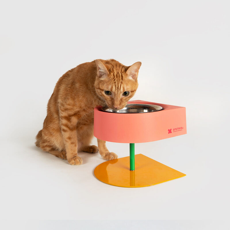 08 斯普尼克 增高防蟻碗 拼色 / 粉色