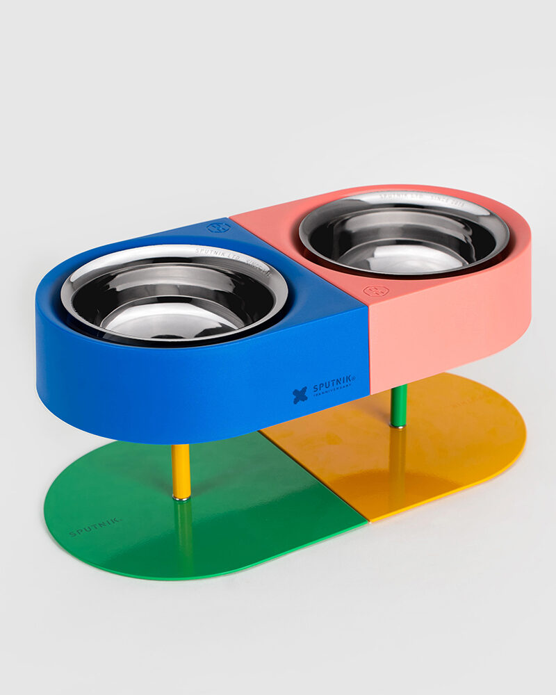 斯普尼克 增高防蟻碗 拼色 / 粉色