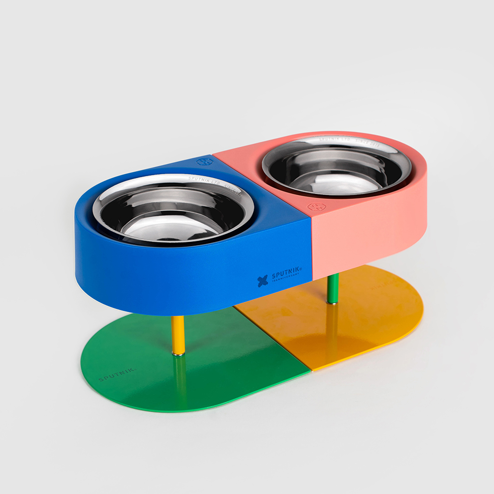 斯普尼克 增高防蟻碗 拼色 / 粉色