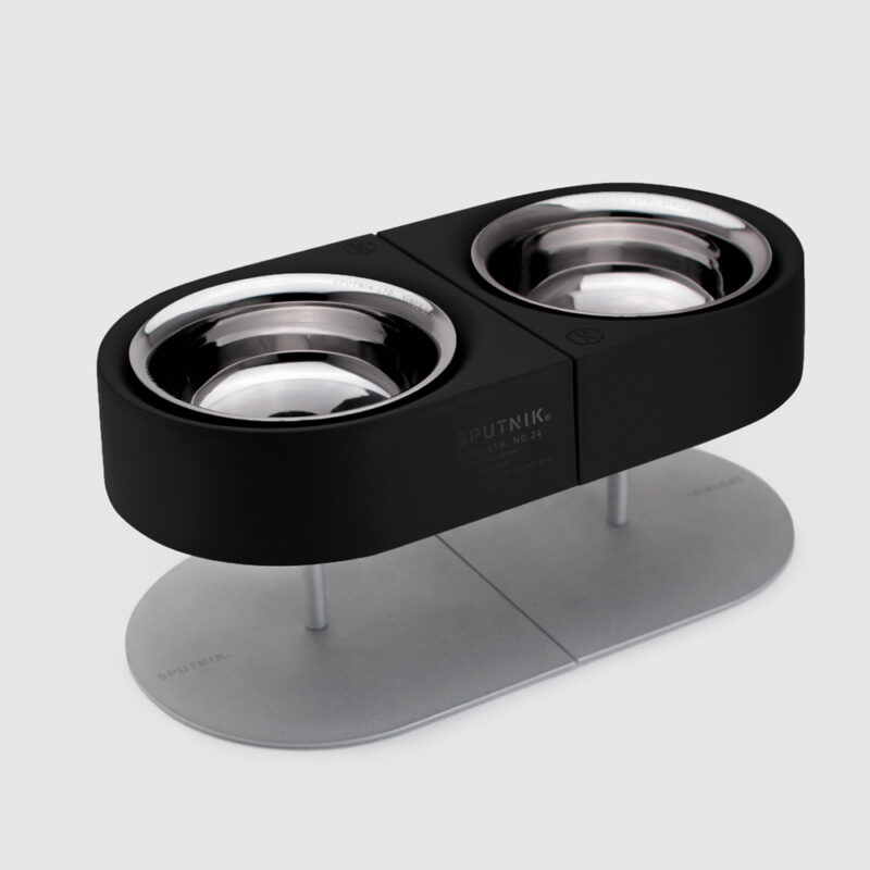 增高防蟻碗 白色 - 黑色04 斯普尼克 增高防蟻碗 白色 / 黑色