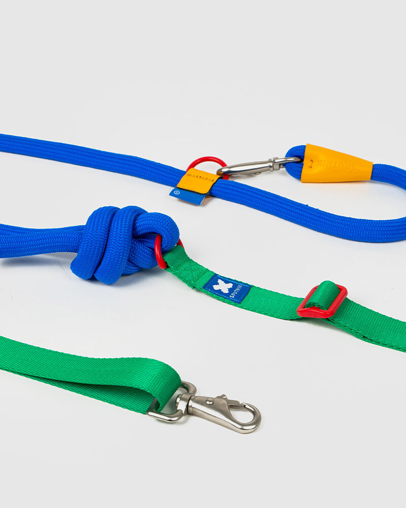 多功能圓牽繩 拼色