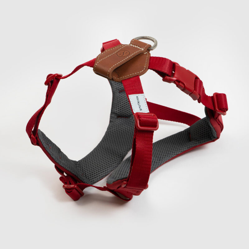 斯普尼克胸背帶 紅色