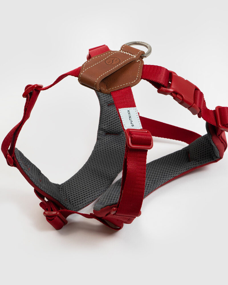 斯普尼克胸背帶 紅色
