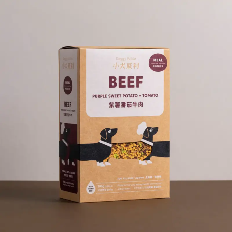 MEAL均衡主食系列 牛肉 200g002產品內頁 上層左側產品圖 小犬威力 MEAL均衡主食系列 牛肉 200g