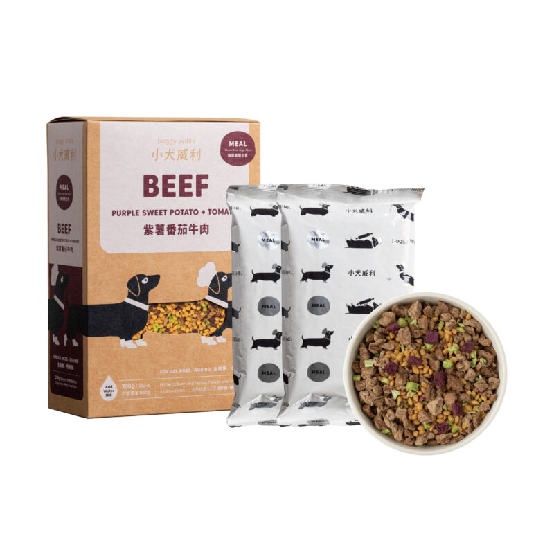 MEAL均衡主食系列 牛肉 200g004產品內頁 上層左側產品圖 小犬威力 MEAL均衡主食系列 牛肉 200g